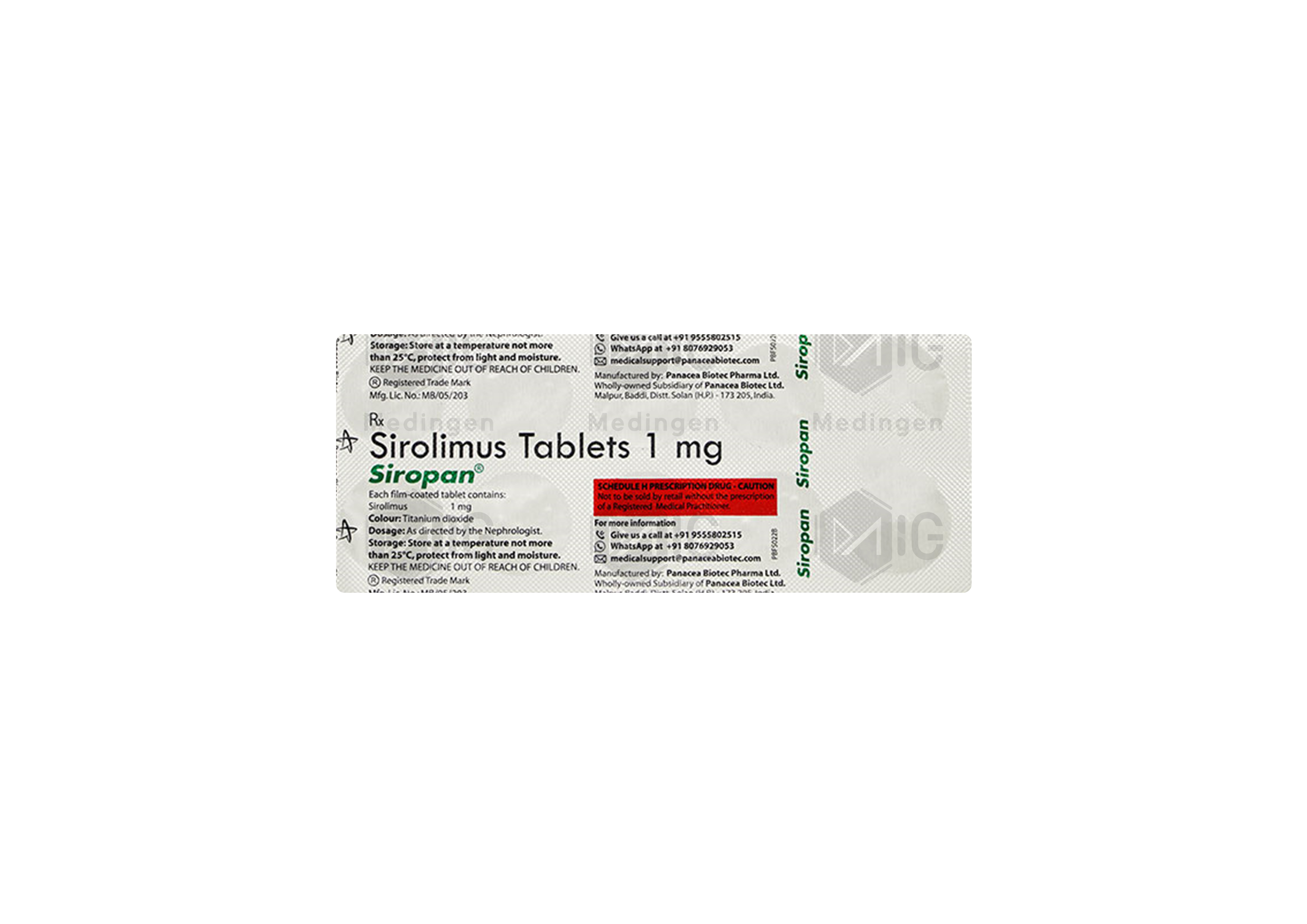 SIROPAN 1MG